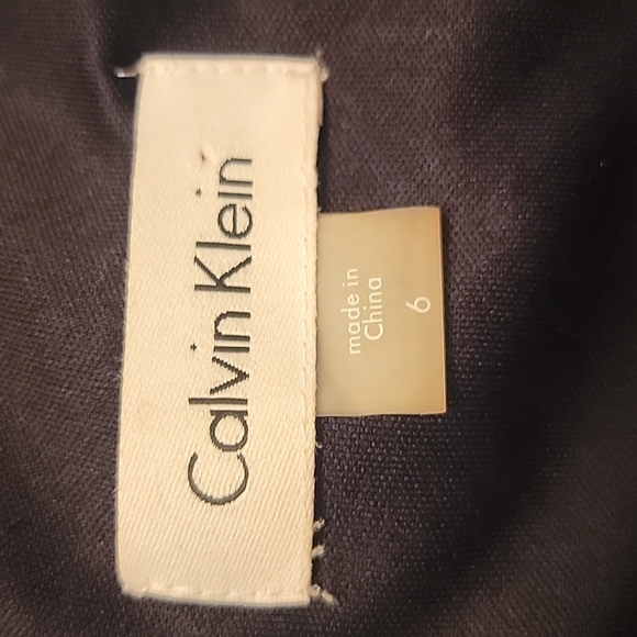 Calvin Klein Black, White and Grey Mod Geometric Pattern Dress, size 6  EUC! - Picture 5 of 6